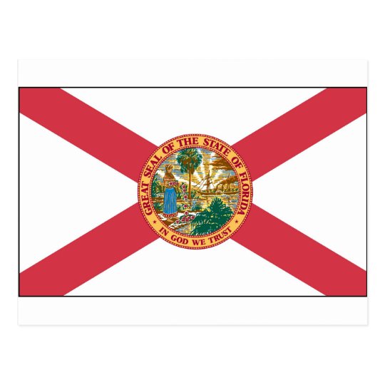 Florida State Flag Postcard