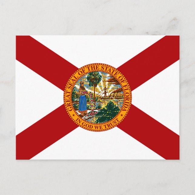 Florida State Flag Postcard (Front)