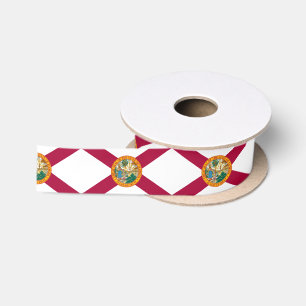 Florida State Flag Satin Ribbon