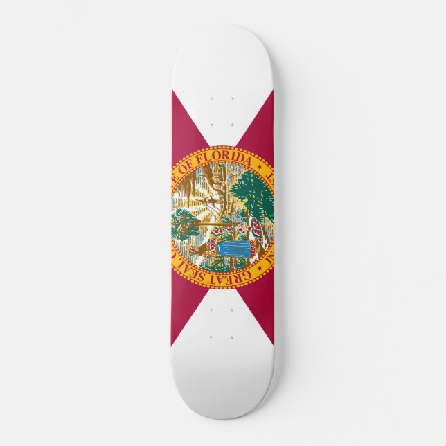 Florida State Flag Skateboard (Front)