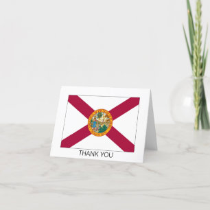 Florida State Flag Thank You Card
