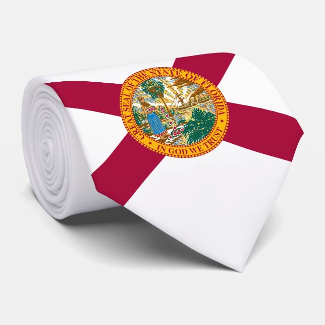 Florida State Flag Tie (Rolled)