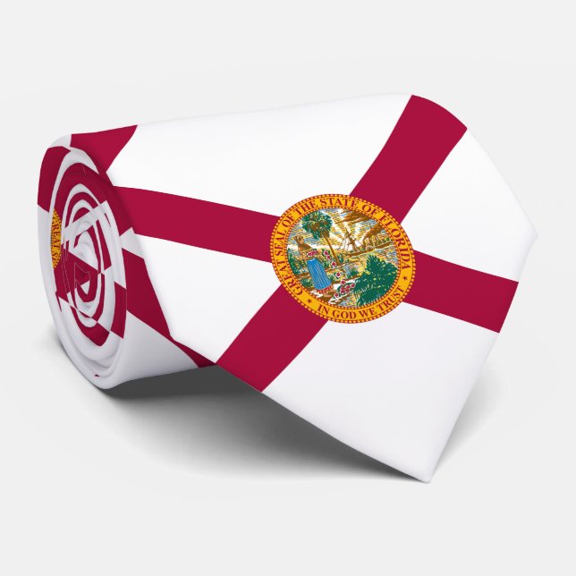 Florida State Flag Tie (Rolled)