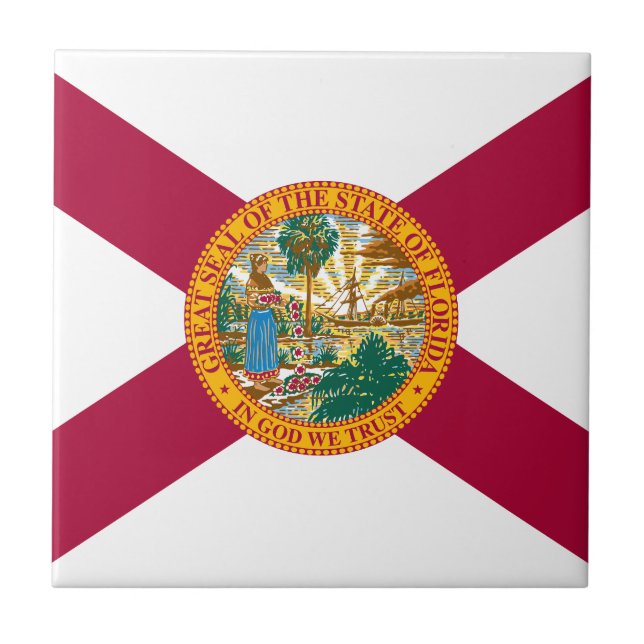 Florida State Flag Tile (Front)