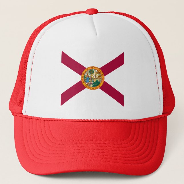 Florida State Flag Trucker Hat (Front)