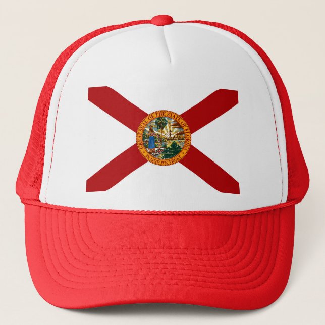 Florida State Flag Trucker Hat (Front)