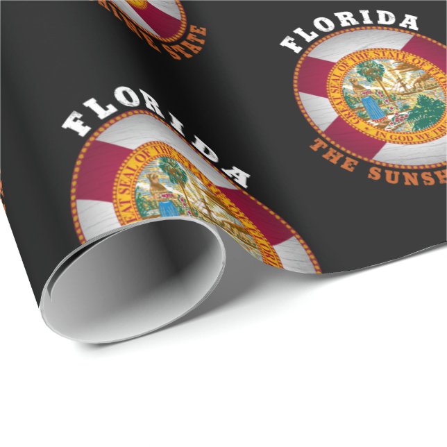 FLORIDA STATE FLAG WRAPPING PAPER (Roll Corner)