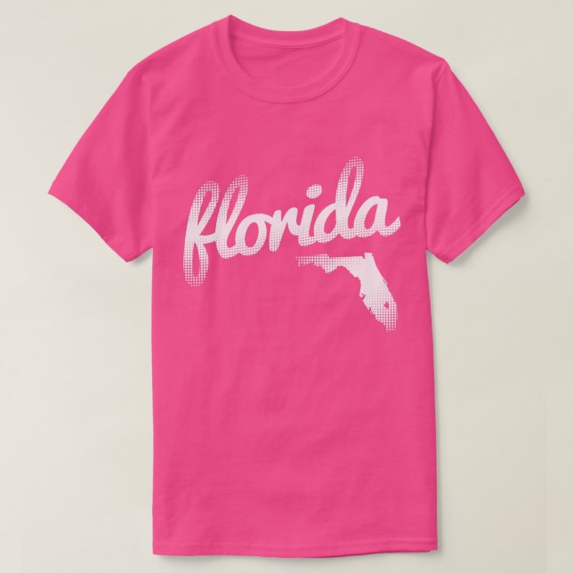 Florida state in pink T-Shirt (Design Front)