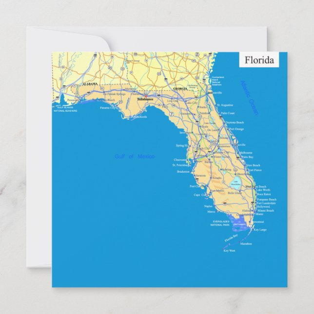 Florida state map (Front)