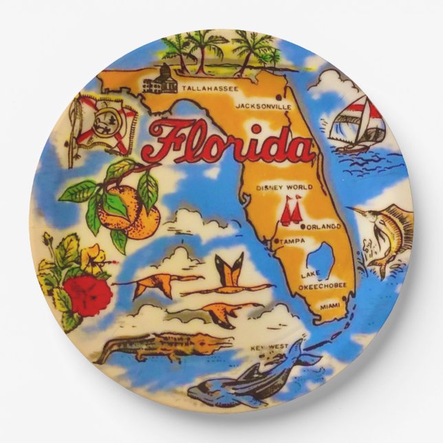  Florida State Party Plate (Front)
