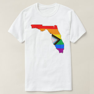 Florida State Pride LGBTQ Progress Pride T-Shirt