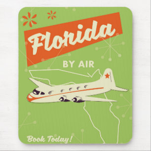Florida State retro poster. Mouse Mat