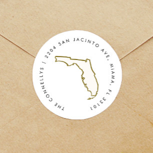 Florida State Return Address Labels
