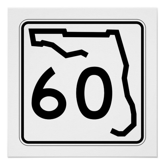 Florida State Route 60 Poster (Front)