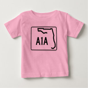 Florida State Route A1A Baby T-Shirt