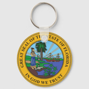 Florida State Seal Key Ring