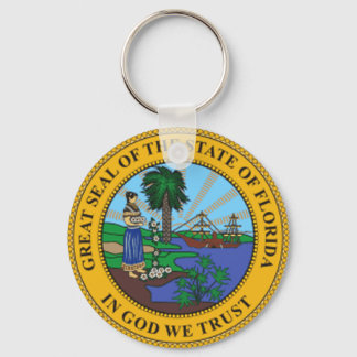 Florida State Seal Key Ring