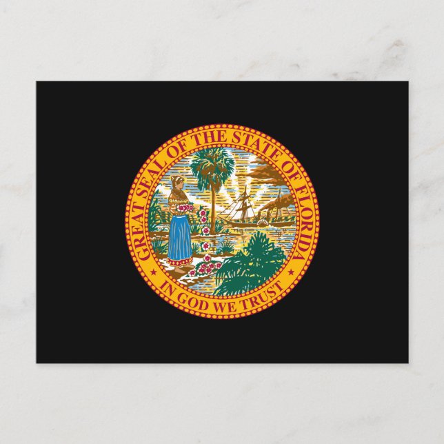 Florida State Seal Postcard (Front)
