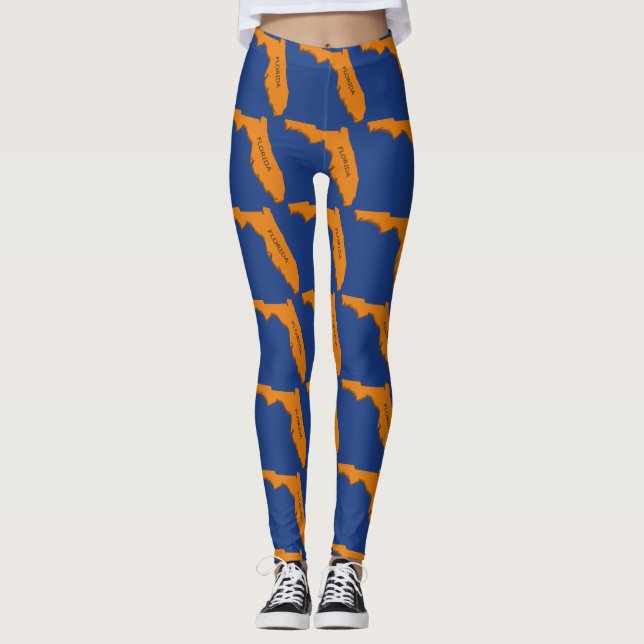 "Florida" State Shape Leggings (Front)