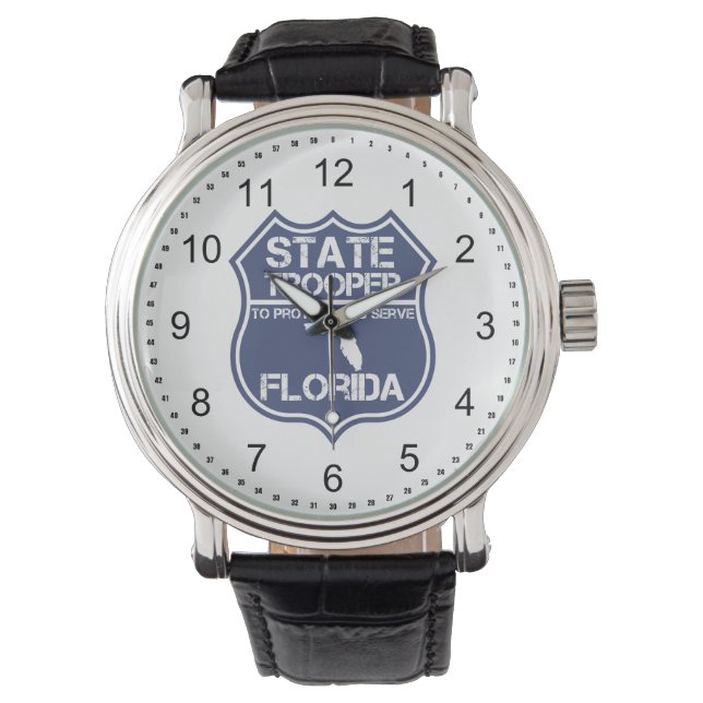 Florida State Trooper To Protect And Serve Watch (Front)