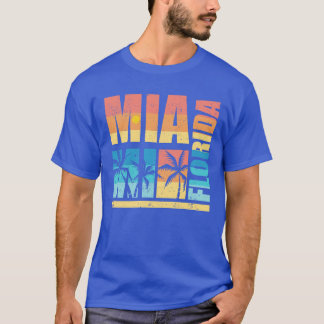 Florida State Vintage Miami Summer Tropical Florid T-Shirt