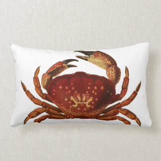 Florida Stone Crab Lumbar Throw Pillow