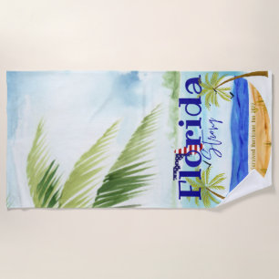 Florida Strong Beach Towel