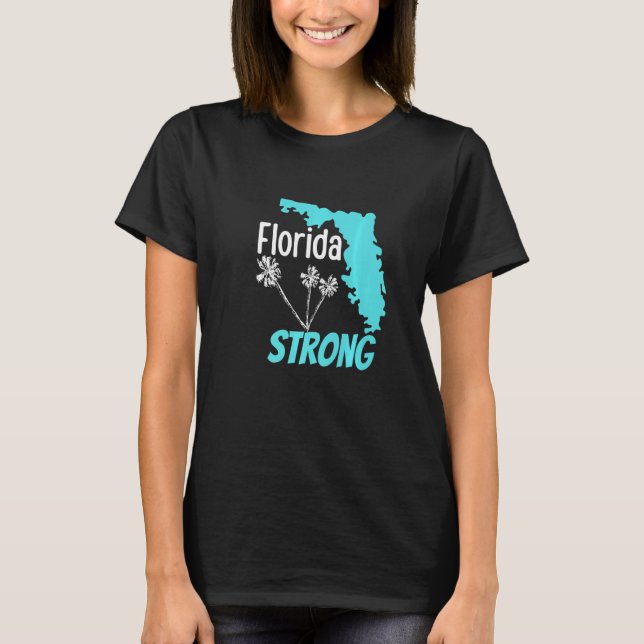 Florida Strong Support Pray Community Strength Pro T-Shirt (Front)