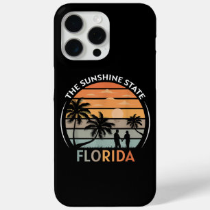 Florida Summer Beach Vintage Sunset iPhone 15 Pro Max Case