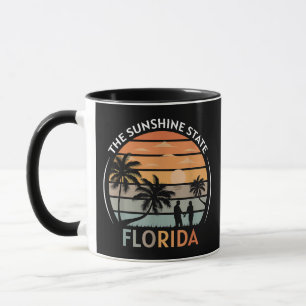 Florida Summer Beach Vintage Sunset Mug