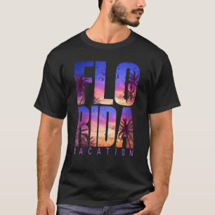 Florida Summer Vacation Matching Family Group T-Shirt