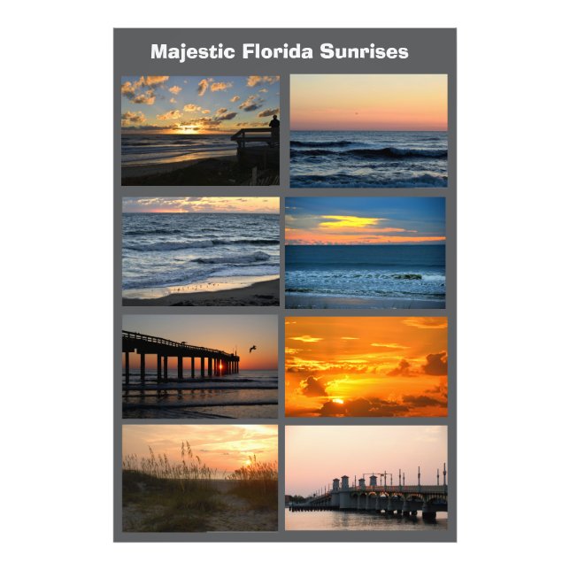 Florida Sunrises Print, Value Poster Paper (Matte) (Front)
