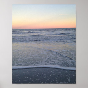 Florida Sunset Beach Ocean Photo Poster