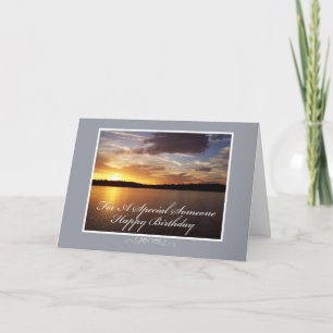 Florida Sunset Birthday Card