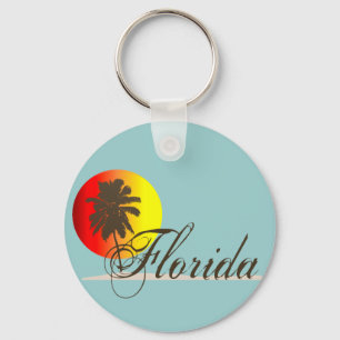 Florida Sunset Key Ring