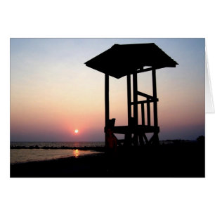 Florida Sunset Lifeguard Stand