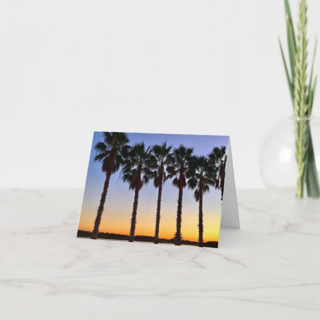 florida sunset notecard (Front)