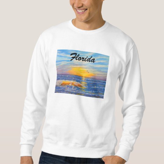 "FLORIDA SUNSET OCEAN WAVE 2 SWEATSHIRT" SWEATSHIRT