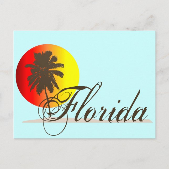 Florida Sunset Postcard (Front)