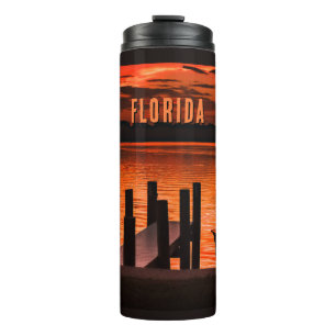 Florida Sunset Thermal Tumbler