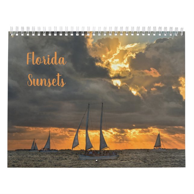 Florida Sunsets Calendar (Cover)