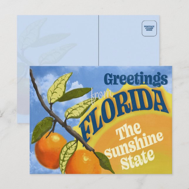 Florida Sunshine Postcard (Front/Back)