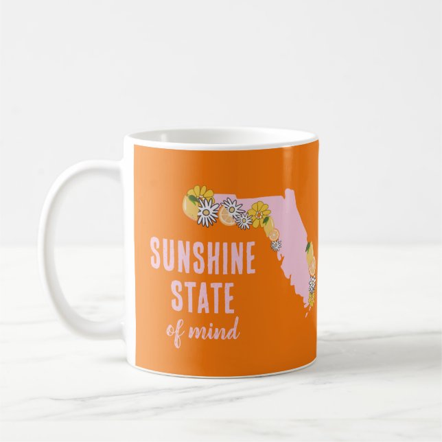 Florida Sunshine State of Mind  Coffee Mug (Left)