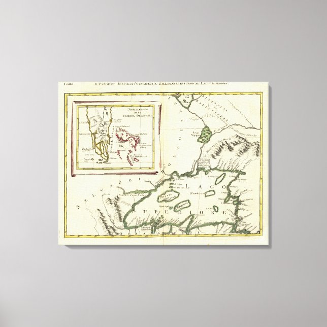 Florida, Superior Lakes, Bahamas Canvas Print (Front)