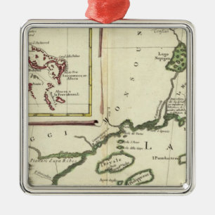 Florida, Superior Lakes, Bahamas Metal Tree Decoration