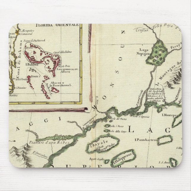 Florida, Superior Lakes, Bahamas Mouse Mat (Front)