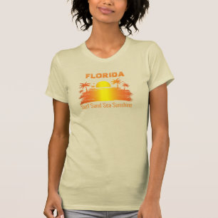 Florida surf sand sea sunshine T-Shirt