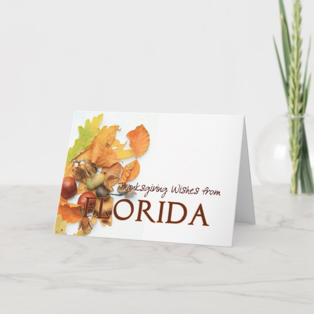 Florida Thanksgiving Card (Front)