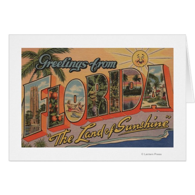 Florida - The Land of Sunshine (Front Horizontal)