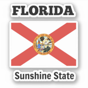 Florida, the Sunshine State, flag
